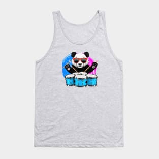 Panda Drummer Tank Top